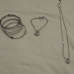 Juicy Couture Jewelery Set Necklace and Bracelets
